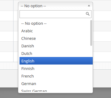 Dropdown Form