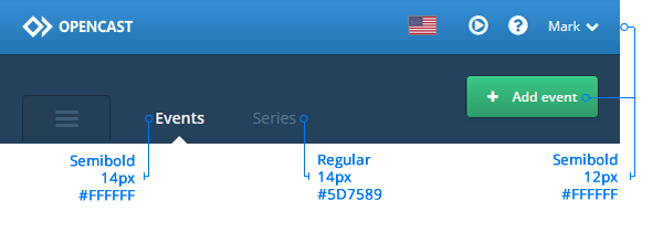 Typeface - Header and Navigation